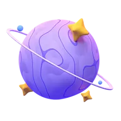 Uranus 3D Icon