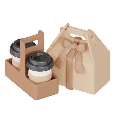 【PNG素材网-png.mixinnet.cn】外卖咖啡盒