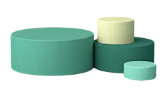 【PNG素材网-png.mixinnet.cn】绿色3D立体台面舞台展台圆台png  (142)