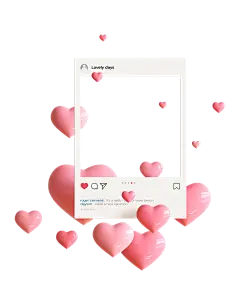 【PNG素材网-png.mixinnet.cn】INS 框 素材