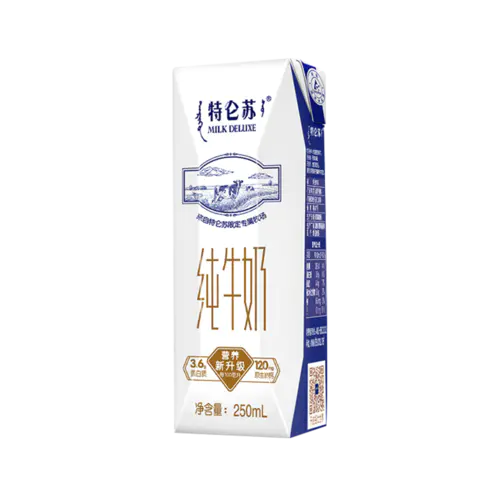 【PNG素材网-png.mixinnet.cn】元素蒙牛特仑苏250ml（16瓶每箱）