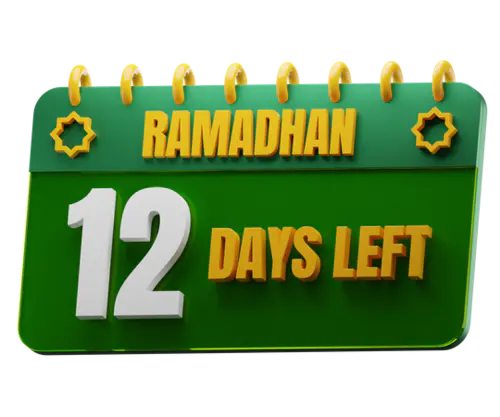【PNG素材网-png.mixinnet.cn】斋月还剩12天