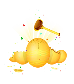 【PNG素材网-png.mixinnet.cn】砸金蛋 (1)