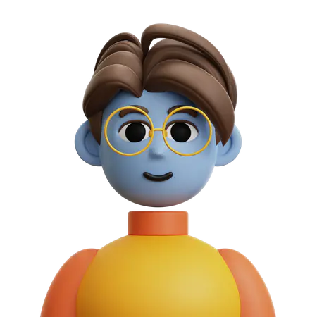 【PNG素材网-png.mixinnet.cn】戴眼镜的人