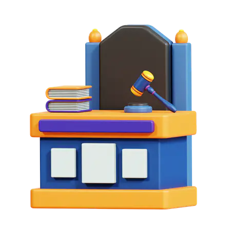 【PNG素材网-png.mixinnet.cn】法官桌