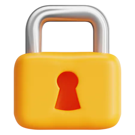 【PNG素材网-png.mixinnet.cn】Locked 3D Icon