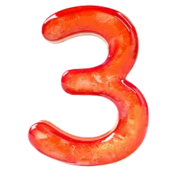 【PNG素材网-png.mixinnet.cn】阿拉伯数字设计 透明png @两秒视觉