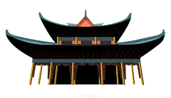 【PNG素材网-png.mixinnet.cn】古风建筑插画PNG