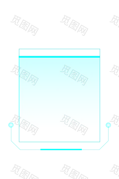 人工智能科技边框