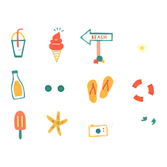 【PNG素材网-png.mixinnet.cn】海边&amp;沙滩&amp;旅行