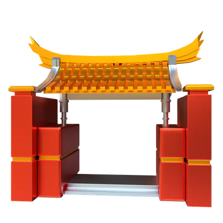 【PNG素材网-png.mixinnet.cn】中国庙门