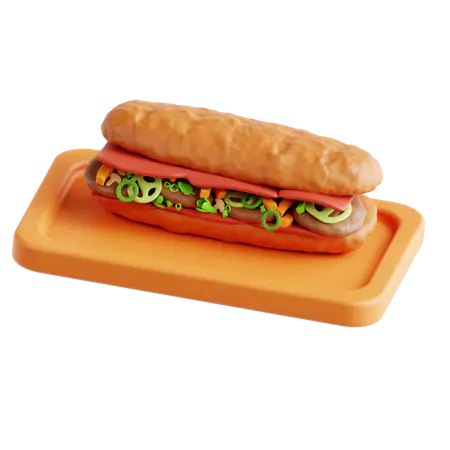 【PNG素材网-png.mixinnet.cn】Banh Mi