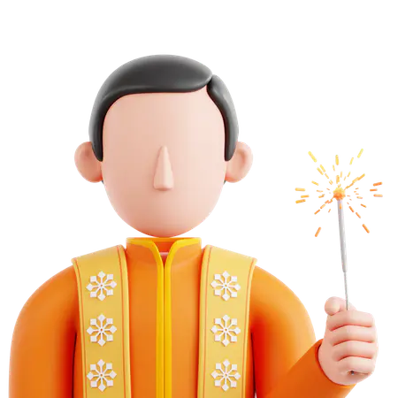 【PNG素材网-png.mixinnet.cn】排灯节人