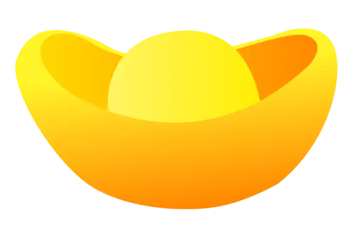 【PNG素材网-png.mixinnet.cn】金银元宝插图素材元宝金元宝png图片免抠图
