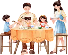 【PNG素材网-png.mixinnet.cn】亲子时光 父亲节 母亲节 重阳节