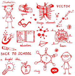 【PNG素材网-png.mixinnet.cn】粉笔画 (2)