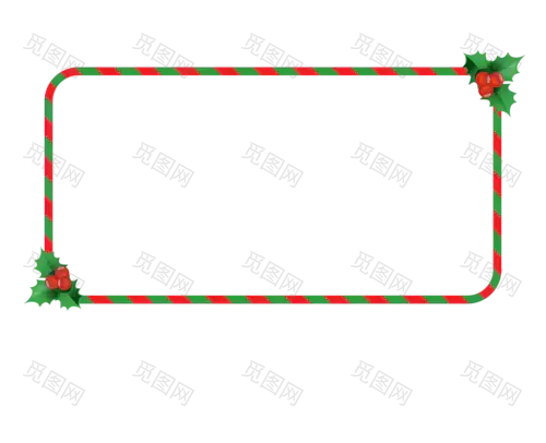 圣诞素材 标题框
