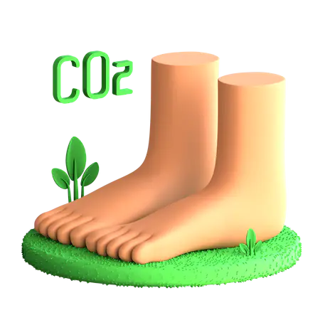 【PNG素材网-png.mixinnet.cn】碳足迹