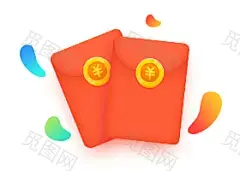 金融素材，优惠券，理财类红包素材png，礼券素材