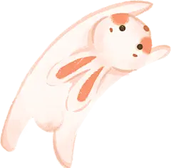 【PNG素材网-png.mixinnet.cn】中秋节 月兔 兔子 动物 (7).png