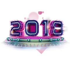 【PNG素材网-png.mixinnet.cn】2018字体设计png免扣透明素材@两秒视觉