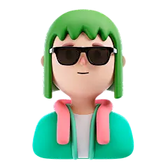 【PNG素材网-png.mixinnet.cn】创意卡通3D立体人物头像发型插画肖像模型C4D风免抠psd设计素材