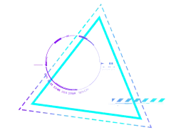 【PNG素材网-png.mixinnet.cn】科技炫彩不规则图形PNG素材