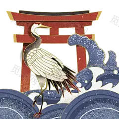 国潮新年年货节年味素材 png