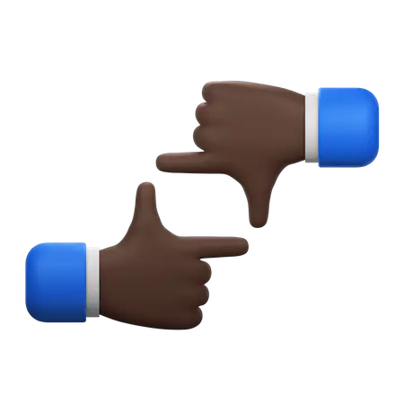 【PNG素材网-png.mixinnet.cn】框手手势