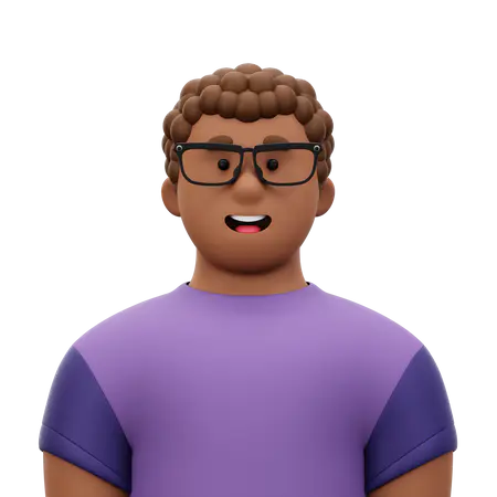 【PNG素材网-png.mixinnet.cn】戴眼镜的人