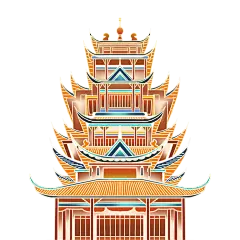 【PNG素材网-png.mixinnet.cn】古楼建筑素材 (21)
