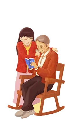 【PNG素材网-png.mixinnet.cn】亲子时光 父亲节 母亲节 重阳节
