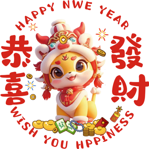 【PNG素材网-png.mixinnet.cn】马年窗花