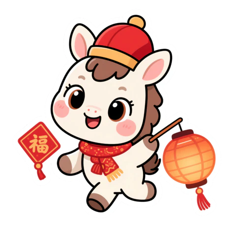 【PNG素材网-png.mixinnet.cn】马年