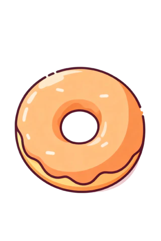 【PNG素材网-png.mixinnet.cn】甜甜圈