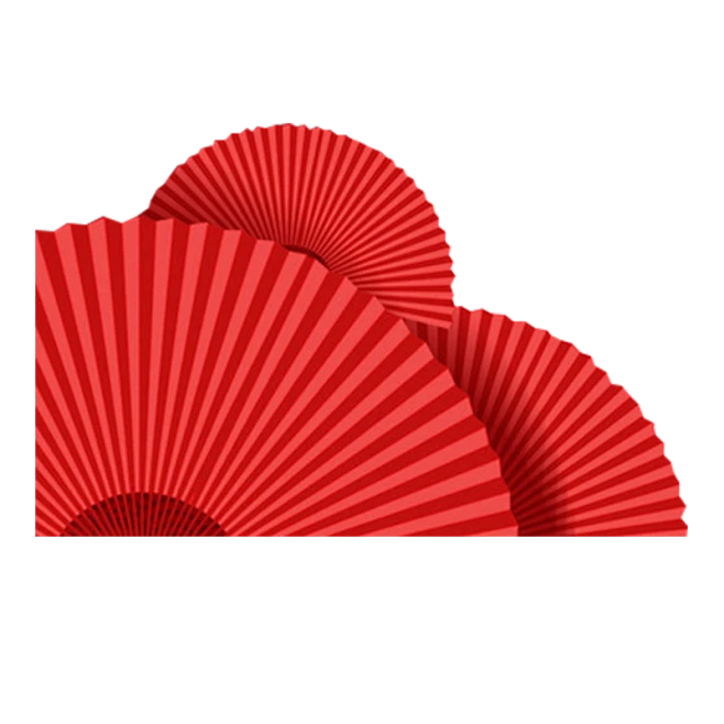 【PNG素材网-png.mixinnet.cn】新年团扇素材png素材