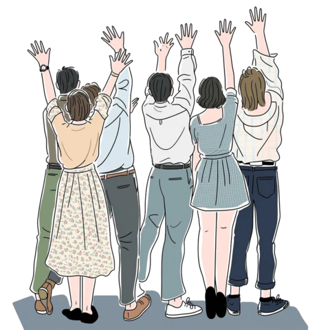 【PNG素材网-png.mixinnet.cn】手绘男人女人