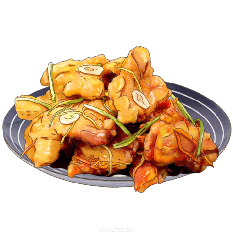 【PNG素材网-png.mixinnet.cn】炸鸡