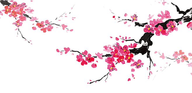 【PNG素材网-png.mixinnet.cn】樱花树绘图