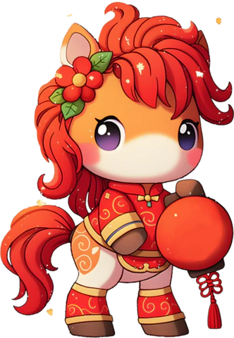 【PNG素材网-png.mixinnet.cn】马年