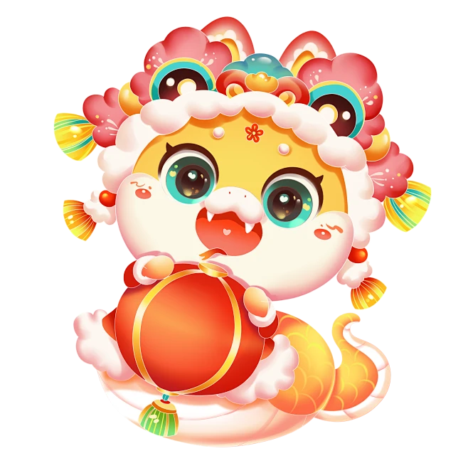 【PNG素材网-png.mixinnet.cn】51蛇年蛇元素素材 - 新年/生肖
