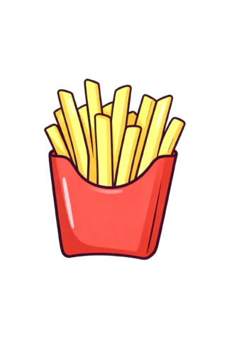 【PNG素材网-png.mixinnet.cn】薯条