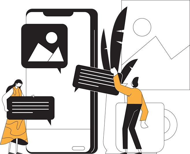 【PNG素材网-png.mixinnet.cn】Business Management Illustrati