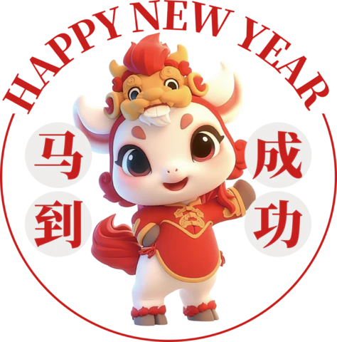 【PNG素材网-png.mixinnet.cn】马年窗花