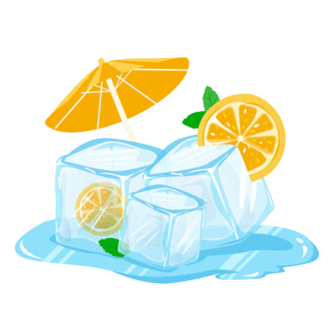 【PNG素材网-png.mixinnet.cn】卡通可爱餐饮夏日水果饮料装饰插画元素