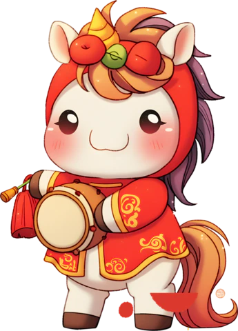 【PNG素材网-png.mixinnet.cn】马年