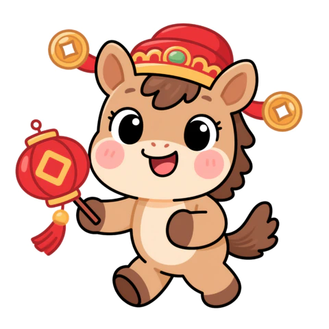 【PNG素材网-png.mixinnet.cn】马年