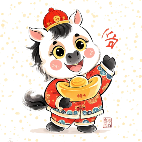 【PNG素材网-png.mixinnet.cn】马年