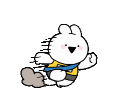 【PNG素材网-png.mixinnet.cn】（IP插画）夸张兔
