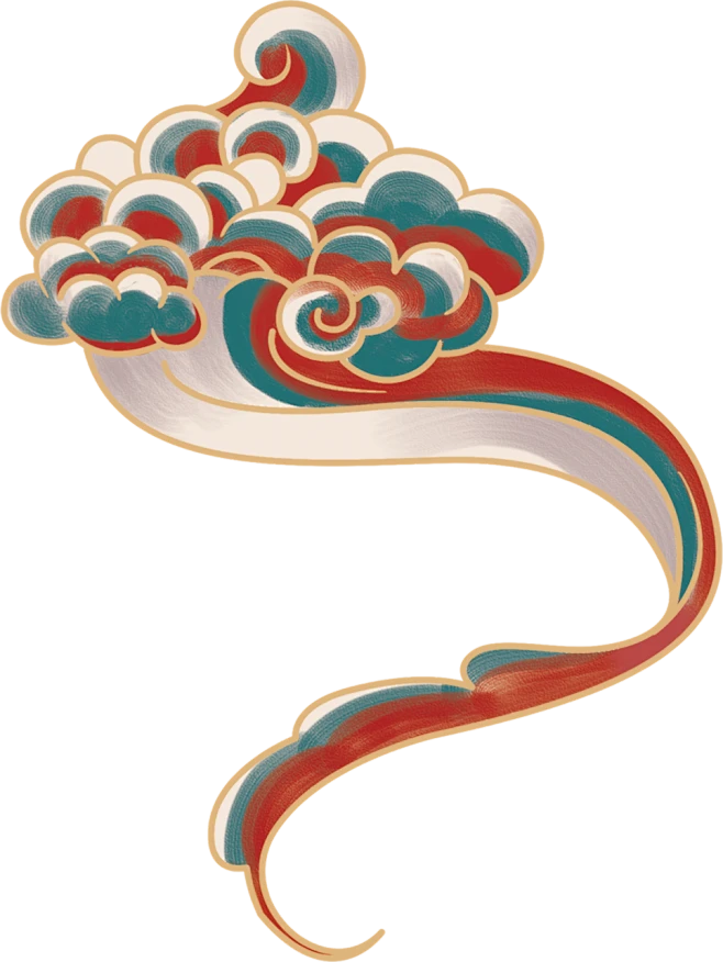 【PNG素材网-png.mixinnet.cn】祥云图案11